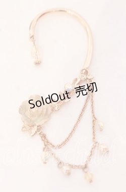 画像1: axes femme / バラモチーフイヤーカフ  ピンクゴールド O-25-10-03-012-AX-AC-OW-ZT432-F003