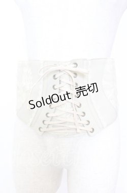 画像1: axes femme / レースアップカマーベルト  キナリ O-25-10-03-002-AX-ZA-OW-OS