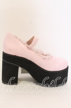 画像3: Ank Rouge / フリル厚底シューズ L ピンク O-25-10-03-019-CA-SH-OW-ZT335