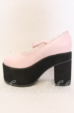 画像5: Ank Rouge / フリル厚底シューズ L ピンク O-25-10-03-019-CA-SH-OW-ZT335