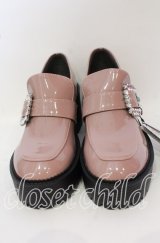 Ank Rouge / ビジューバックル厚底シューズ L ピンク O-25-10-03-021-CA-SH-OW-ZT-K016