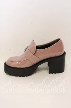 画像4: Ank Rouge / ビジューバックル厚底シューズ L ピンク O-25-10-03-021-CA-SH-OW-ZT-K016