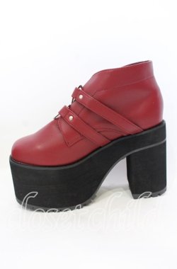 画像4: Ank Rouge / ハートバックルブーツ L ワイン O-25-10-03-023-CA-SH-OW-ZT335