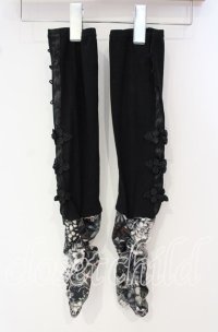 Qutie Frash / 2018年 GWフェア チャイナアームウォーマー  ブラック O-25-10-04-001-QU-ZA-IG-ZT208