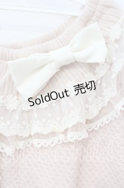 画像2: LIZ LISA / フラワーレース使いカーディガン風チュニック 0 ピンク O-25-10-04-034-LO-TO-OW-OS