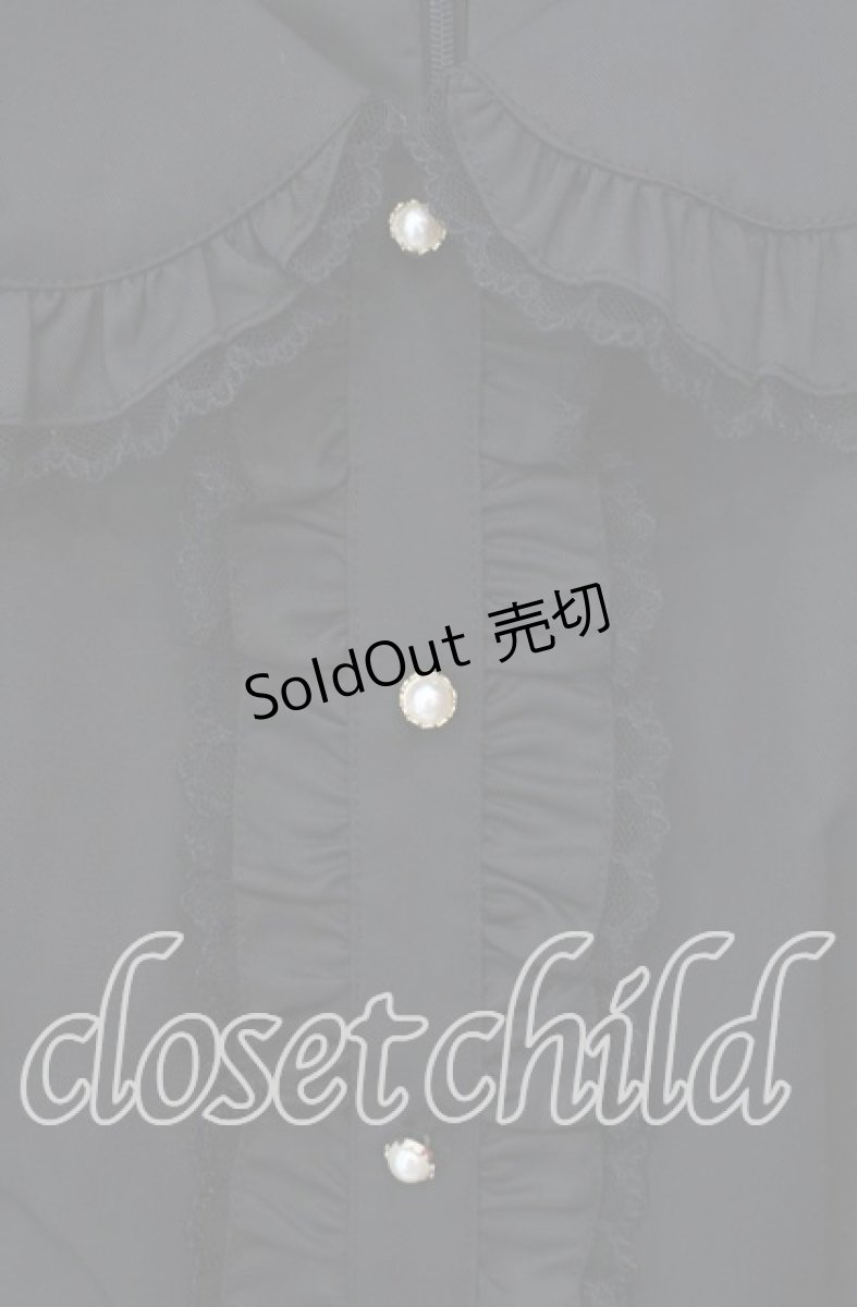 画像2: 【SALE】Honey Cinnamon / パールバックル丸襟ワンピース【ベルト欠品】 F クロ O-25-10-04-036-LO-OP-OW-ZT373 (2)