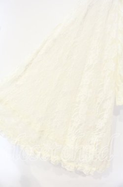 画像3: axes femme / チェーン付き総レースボレロ  オフ O-25-10-04-039-AX-TO-IG-OS