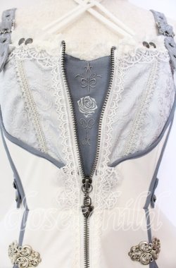 画像2: Ozz oneste / Fairy Tale Rose バッスルワンピース  ホワイト×サック O-25-10-04-005-OO-OP-IG-OS