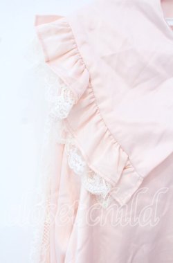 画像2: DearMyLove / サテンレースブラウス 3L ピンク O-25-10-04-046-EL-BL-OW-OS