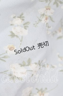 画像2: Honey Cinnamon / レース切替花柄ワンピース F ブルー O-25-10-04-050-LO-OP-OW-OS
