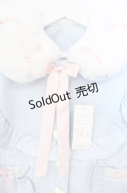 画像2: DearMyLove / フリルリボンハートショートコート M サックス O-25-10-04-054-EL-CO-OW-OS
