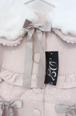 画像2: DearMyLove / うさ耳トリプルリボンコート 3L ピンク O-25-10-04-055-EL-CO-OW-OS
