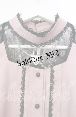 画像2: DearMyLove / チョーカーデザインブラウス 3L ピンク O-25-10-04-056-EL-BL-OW-OS