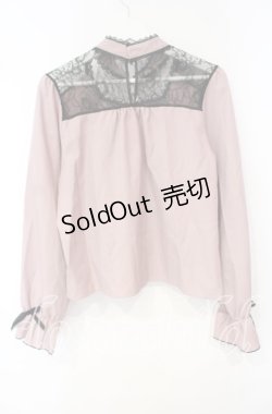 画像4: DearMyLove / チョーカーデザインブラウス 3L ピンク O-25-10-04-056-EL-BL-OW-OS