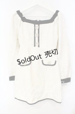 画像1: Swankiss / NV elegant tweed O/P　ワンピース F ベージュ O-25-10-04-060-CA-OP-OW-OS