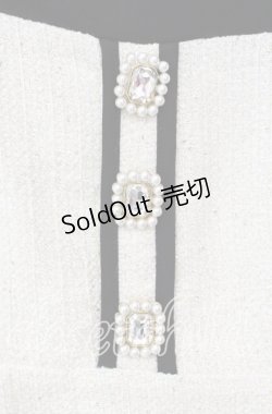 画像2: Swankiss / NV elegant tweed O/P　ワンピース F ベージュ O-25-10-04-060-CA-OP-OW-OS