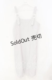 DearMyLoveRose / オーナメントバックルジャンスカワンピース 3L ブルーグレー O-25-10-04-061-EL-OP-OW-OS