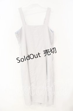画像3: DearMyLoveRose / オーナメントバックルジャンスカワンピース 3L ブルーグレー O-25-10-04-061-EL-OP-OW-OS
