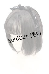 lilLilly / チュールフリルリボンカチューシャ  クロ O-25-10-04-1004-LO-AC-OW-ZT434-F004
