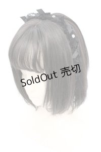 lilLilly / チュールフリルリボンカチューシャ  クロ O-25-10-04-1004-LO-AC-OW-ZT434-F004