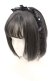 画像1: lilLilly / チュールフリルリボンカチューシャ  クロ O-25-10-04-1004-LO-AC-OW-OS (1)