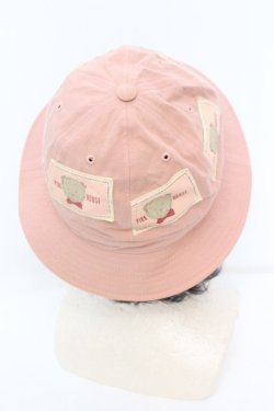 画像2: PINK HOUSE / くまワッペンハット  ピンク O-25-10-04-1043-LO-AC-OW-OS