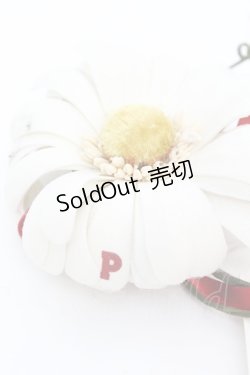 画像2: PINK HOUSE / Pロゴマーガレットブローチ  シロ O-25-10-04-1047-LO-ZA-IG-OS