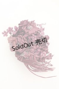 PINK HOUSE / フラワーコサージュブローチ  パープル O-25-10-04-1048-LO-ZA-IG-ZT434-F002