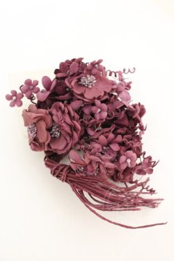 画像1: PINK HOUSE / フラワーコサージュブローチ  パープル O-25-10-04-1048-LO-ZA-IG-OS