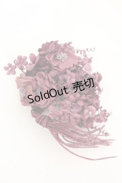 画像1: PINK HOUSE / フラワーコサージュブローチ  パープル O-25-10-04-1048-LO-ZA-IG-ZT434-F002