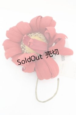 画像1: 【SALE】PINK HOUSE / マーガレットモチーフコサージュブローチ  アカ O-25-10-04-1053-LO-ZA-IG-ZT432-F004