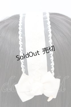 画像2: m petit by misako / AM*NIヘッドドレスA  オフ O-25-10-04-1005-LO-AC-IG-ZT434-F005