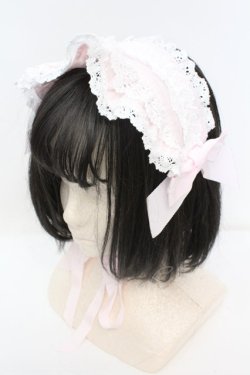 画像1: BABY,THE STARS SHINE BRIGHT / Creamy Ribbonヘッドドレス【2025年】  ピンク O-25-10-04-1006-BA-AC-OW-OS