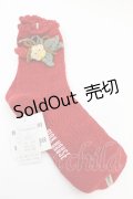 PINK HOUSE / いちごモチーフソックス  アカ O-25-10-04-1064-LO-ZA-IG-ZT