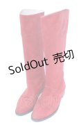 【SALE】PINK HOUSE / スエードブーツ LL アカ O-25-10-04-1017-LO-SH-OW-ZT088