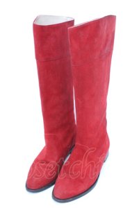 PINK HOUSE / スエードブーツ LL アカ O-25-10-04-1017-LO-SH-OW-ZT088