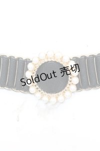 LOLITA他 / バックルゴム細ベルト  クロ×ゴールド O-25-10-04-1019-LO-ZA-IG-ZT434-F002