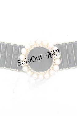 画像1: LOLITA他 / バックルゴム細ベルト  クロ×ゴールド O-25-10-04-1019-LO-ZA-IG-ZT434-F002