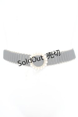 画像2: LOLITA他 / バックルゴム細ベルト  クロ×ゴールド O-25-10-04-1019-LO-ZA-IG-ZT434-F002