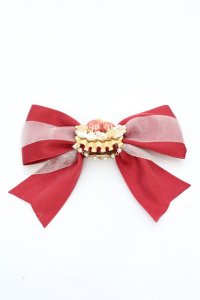 axes femme POETIQUE / ガトー・フレーズマルチリボン  アカ O-25-10-04-1021-AX-AC-IG-ZT434-F005