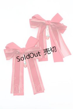 画像1: 【SALE】LOLITA他 / リボンクリップ  アカ O-25-10-04-1022-LO-AC-IG-ZT434-F005