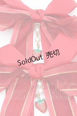 画像2: 【SALE】LOLITA他 / リボンクリップ  アカ O-25-10-04-1022-LO-AC-IG-ZT434-F005