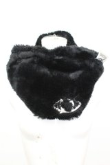 KRY CLOTHING / ファースヌード  ブラック O-25-10-04-1026-EL-ZA-OW-ZT335