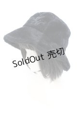 EATME / フワフワバケットハット  クロ O-25-10-04-1003-LO-AC-OW-ZT-K007