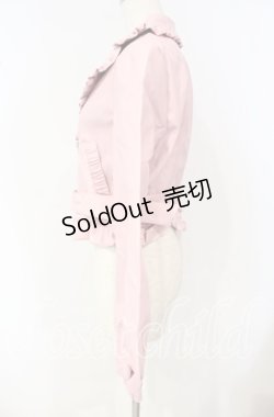 画像3: Princess Melody / レザーライダースジャケット  ピンク O-25-10-04-063-EL-JA-OW-OS