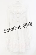 LIZ LISA / Jardin de fleurs柄ワンピース 2 サックス O-25-10-04-065-LO-OP-OW-OS