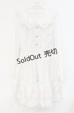 画像1: LIZ LISA / Jardin de fleurs柄ワンピース 2 サックス O-25-10-04-065-LO-OP-OW-OS