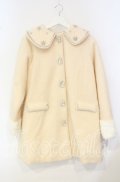 Swankiss / TS bijou wool C/T　コート F アイボリー O-25-10-04-072-CA-CO-OW-OS