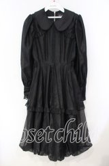 Swankiss / オーガンジーワンピース F クロ O-25-10-04-073-CA-OP-OW-ZT057