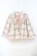 画像1: Swankiss / HS check collar C/T　コート F ピンク O-25-10-04-074-CA-CO-OW-OS (1)